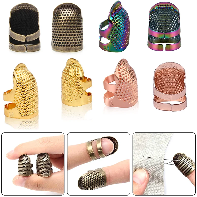 Sewing Thimble Metal - 1-3PCS เย็บ Thimble มือเย็บ Thimble Finger