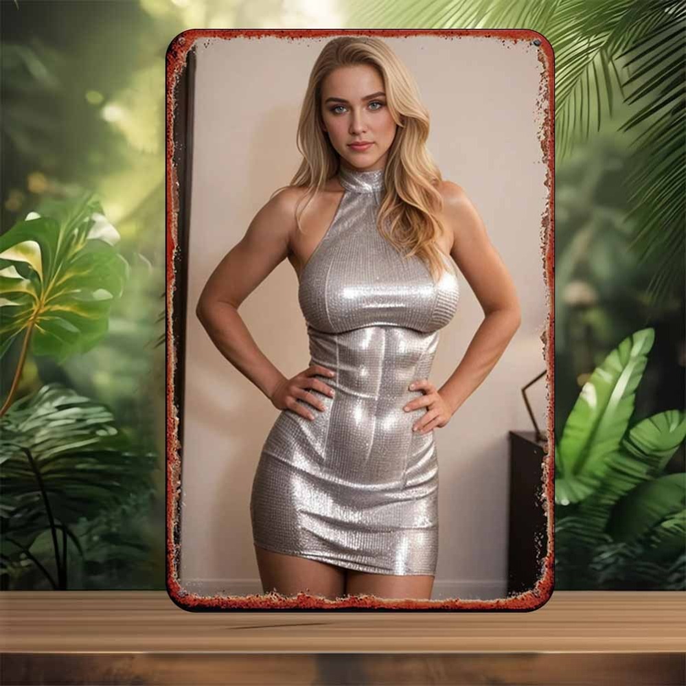 Dress Form Mannequin - หุ่นโชว์เสื้อผ้าสีเงินเมทัลลิก SHEINMETAL สำหรับตกแต่งห้องนอน บาร์ โรงรถ สวน
