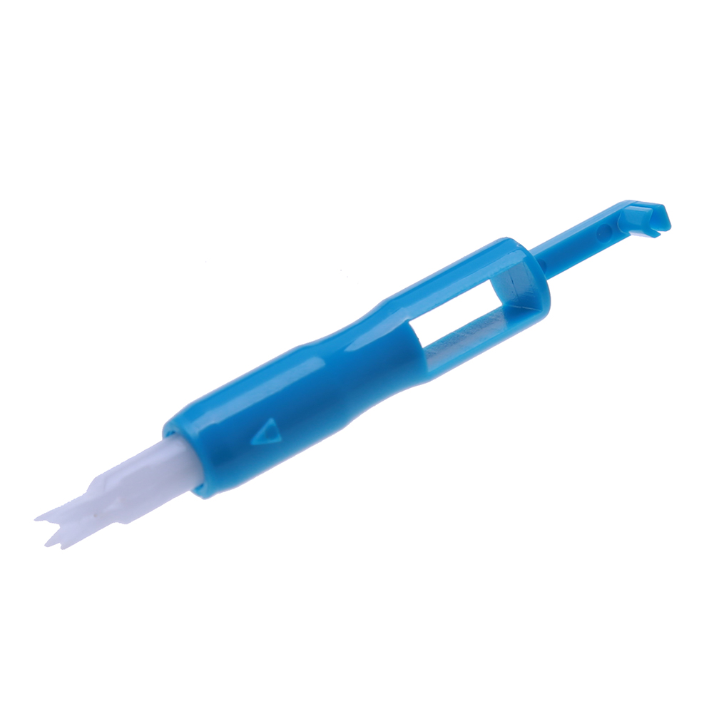 Needle Threader Tool - ที่ร้อยด้ายแบบใช้มือ 5/4/3/2/1 ชิ้น ทำจากพลาสติก ขนาดกะทัดรัด ใช้งานได้อย่างมีประสิทธิภาพ