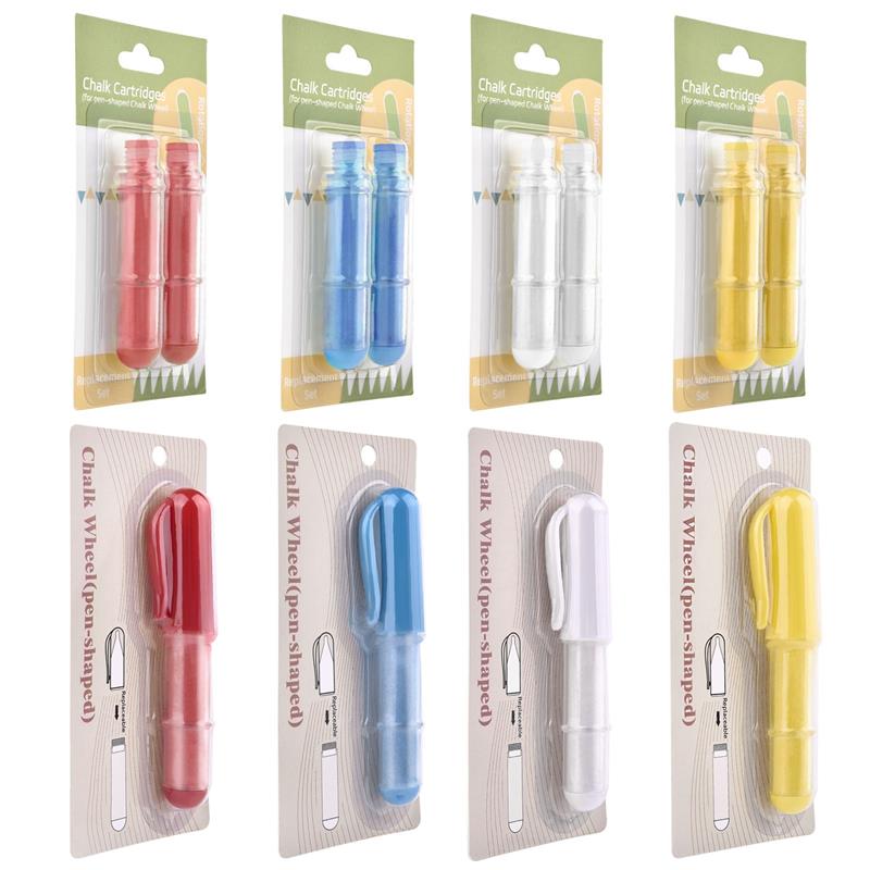Textile Sewing Patterns - ชอล์กผ้า Erasable ผ้าดินสอสําหรับตัดเครื่องหมายเสื้อผ้ารูปแบบ Patchwork Crafting เย็บปักถักร้อยตัดฟรีเย็บ