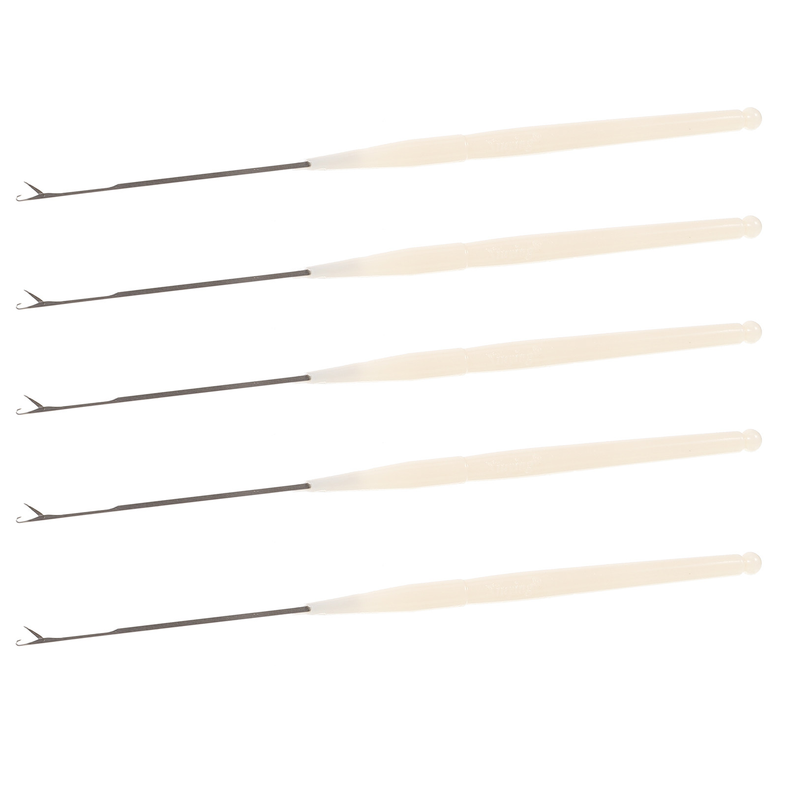 Needle Threader Tool - เข็มโครเชต์ขนาดเล็ก 5 ชิ้น น้ำหนักเบา อุปกรณ์ DIY