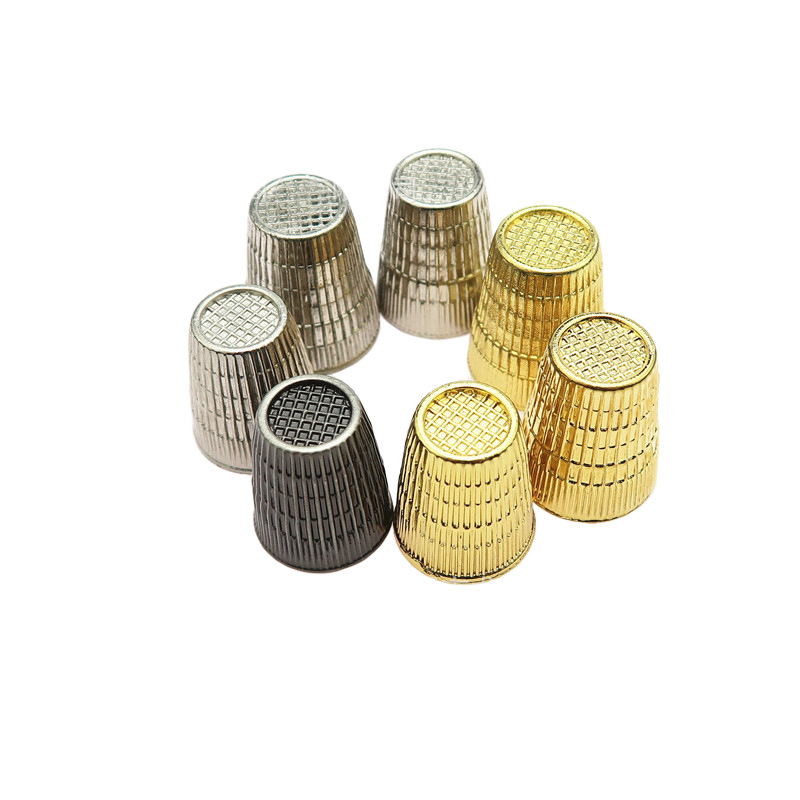 Sewing Thimble Metal - 1Pc คุณภาพโลหะ Thimbles จักรเย็บผ้าตัดเย็บ Grip Shield