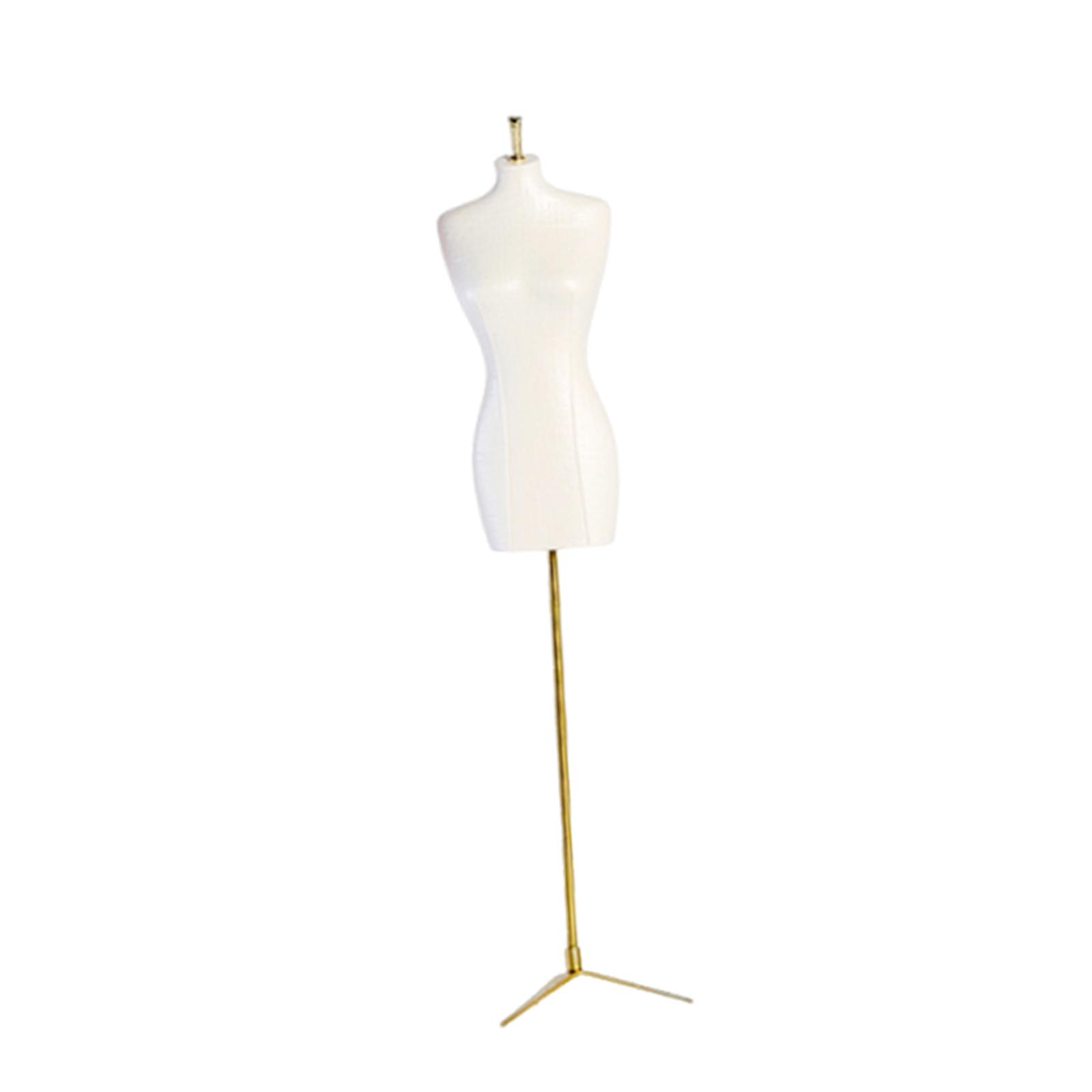 Dress Form Mannequin - หุ่นโชว์เสื้อผ้าหญิงขนาดเล็ก พร้อมฐานโลหะ ดีไซน์ทันสมัย ใช้งานได้หลากหลาย ใช้เป็นที่วางโชว์สินค้า
