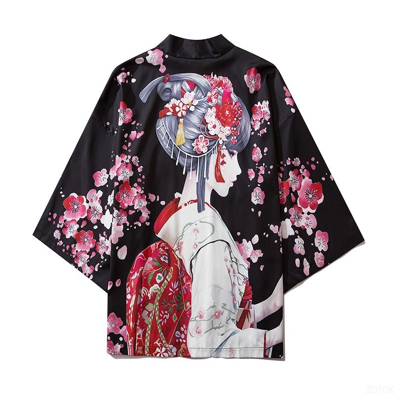 สไตล์จีนฮาราจูกุ ฮาโอริพิมพ์เค - Sewing V บทวิจารณ์และราคา