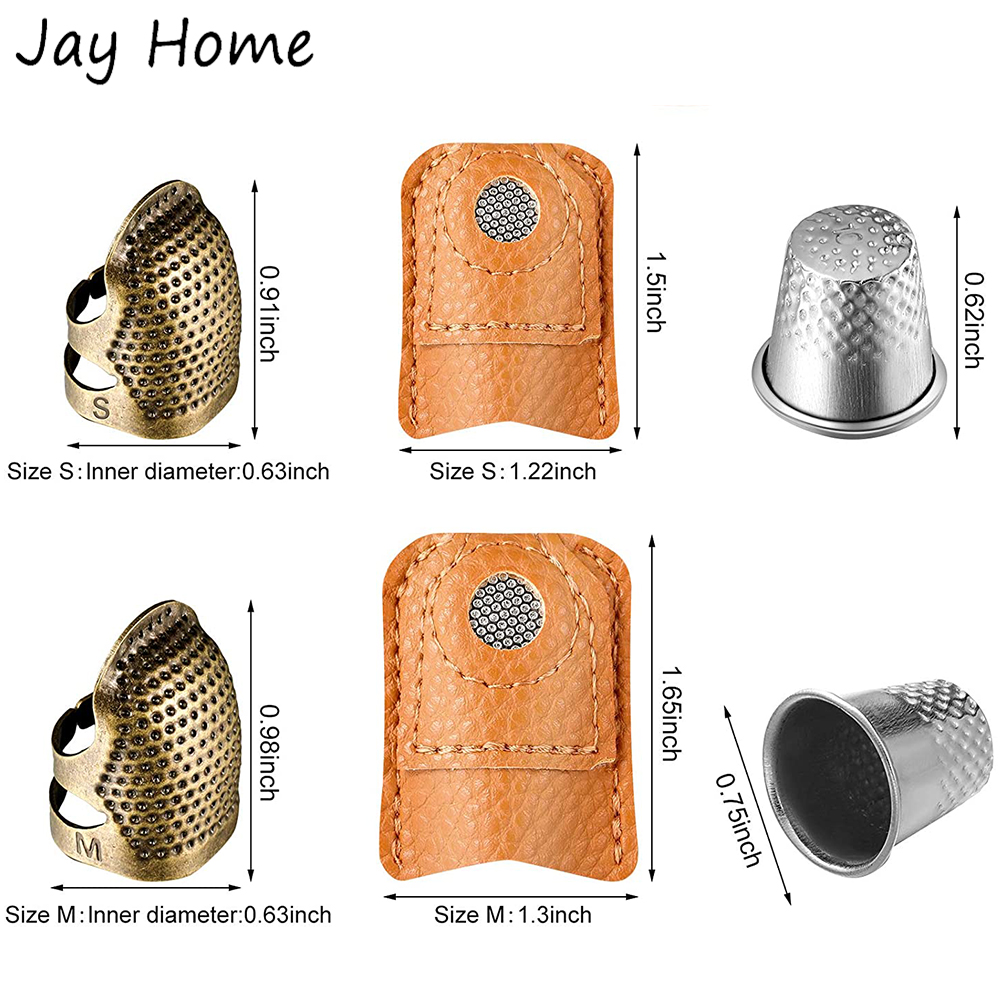 14 ชิ้นเย็บ Thimble ชุดโลหะทอง - Sewing Thimble Metal บทวิจารณ์และราคา