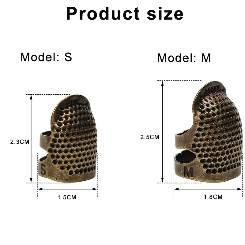 1-3PCS เย็บ Thimble มือเย็บ Th - Sewing Thimble Metal บทวิจารณ์และราคา