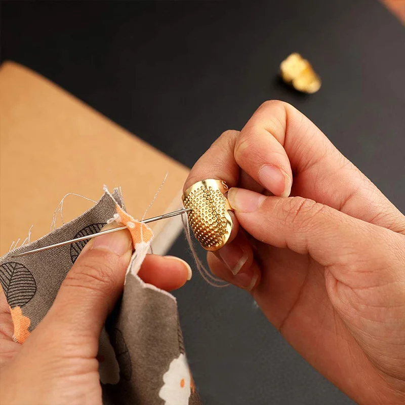 1-3PCS เย็บ Thimble มือเย็บ Th - Sewing Thimble Metal บทวิจารณ์และราคา