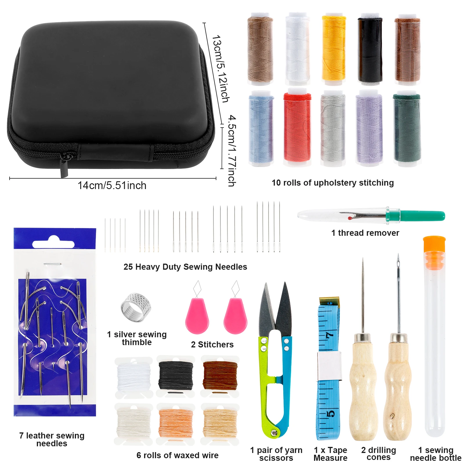 ชุดเย็บผ้าซ่อมเบาะหนัง, ชุดเย็ - Leather Needle Heavy บทวิจารณ์และราคา