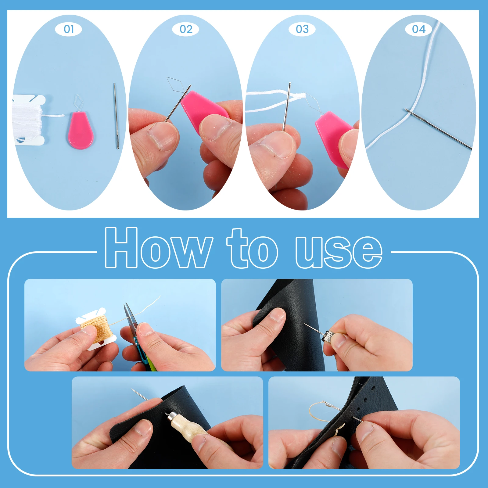 ชุดเย็บผ้าซ่อมเบาะหนัง, ชุดเย็ - Leather Needle Heavy บทวิจารณ์และราคา