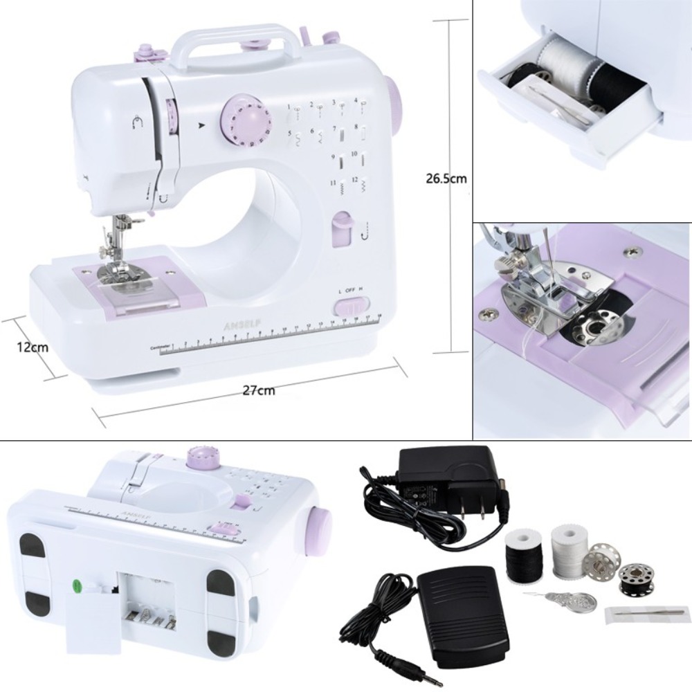 จักรเย็บผ้าไฟฟ้าขนาดเล็กสำหรับ - Sewing Jahit บทวิจารณ์และราคา