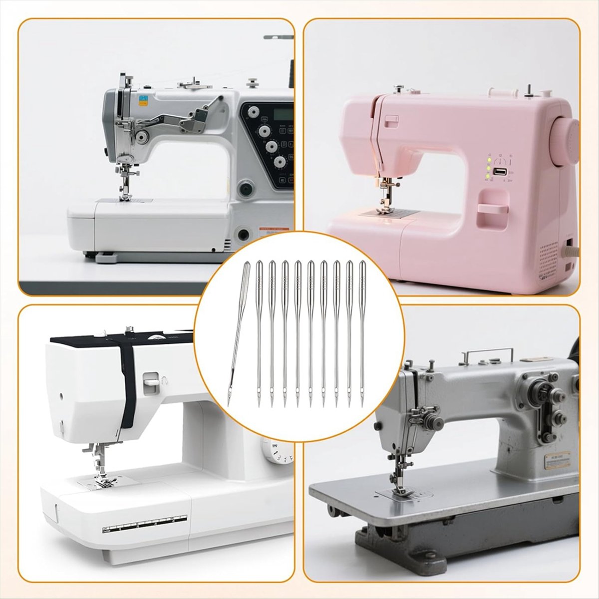 ABZT เข็มจักรเย็บผ้าสำหรับงานห - Leather Needle Heavy บทวิจารณ์และราคา
