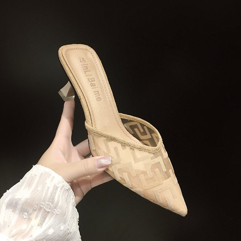 ผู้หญิงตาข่ายรองเท้าส้นสูงรองเ - Sewing Net บทวิจารณ์และราคา