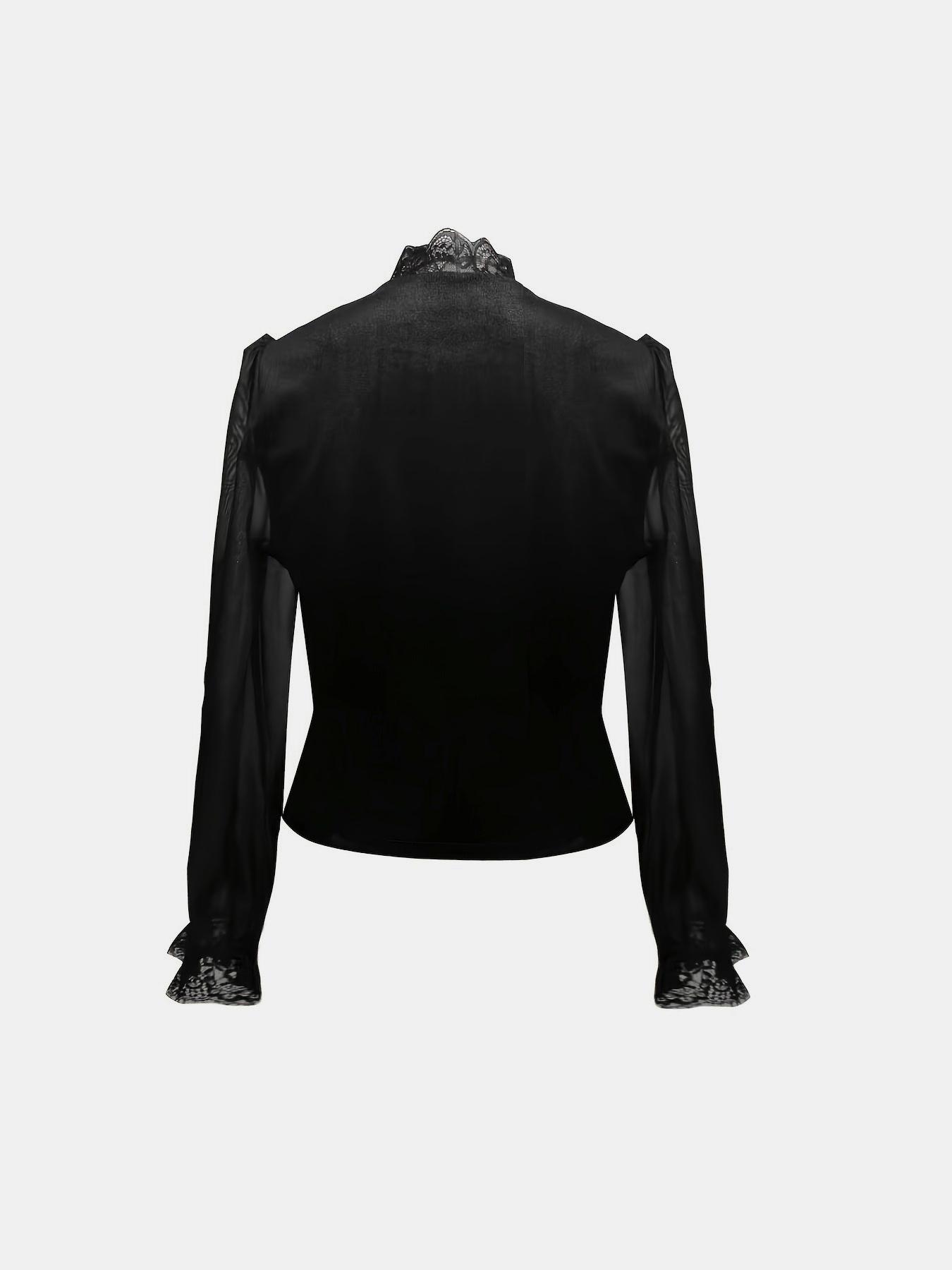 เสื้อเชิ้ตผู้หญิงสีพื้นแต่งขอบ - Sewing V บทวิจารณ์และราคา