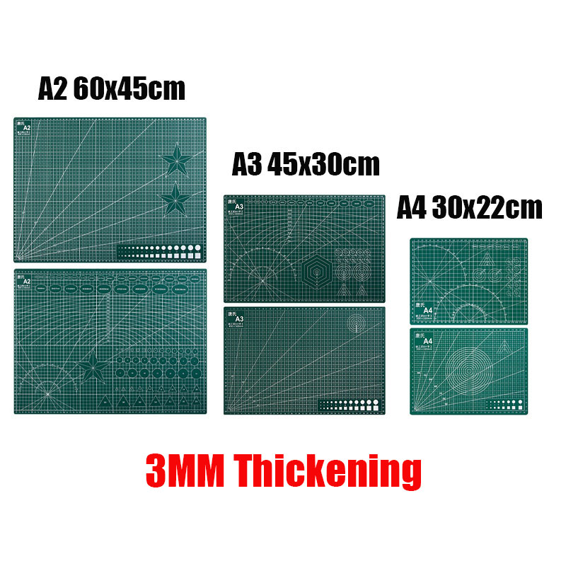 แผ่นรองตัดพีวีซี A4 A2แผ่นรองต - Cutting Mat Self Heal บทวิจารณ์และราคา