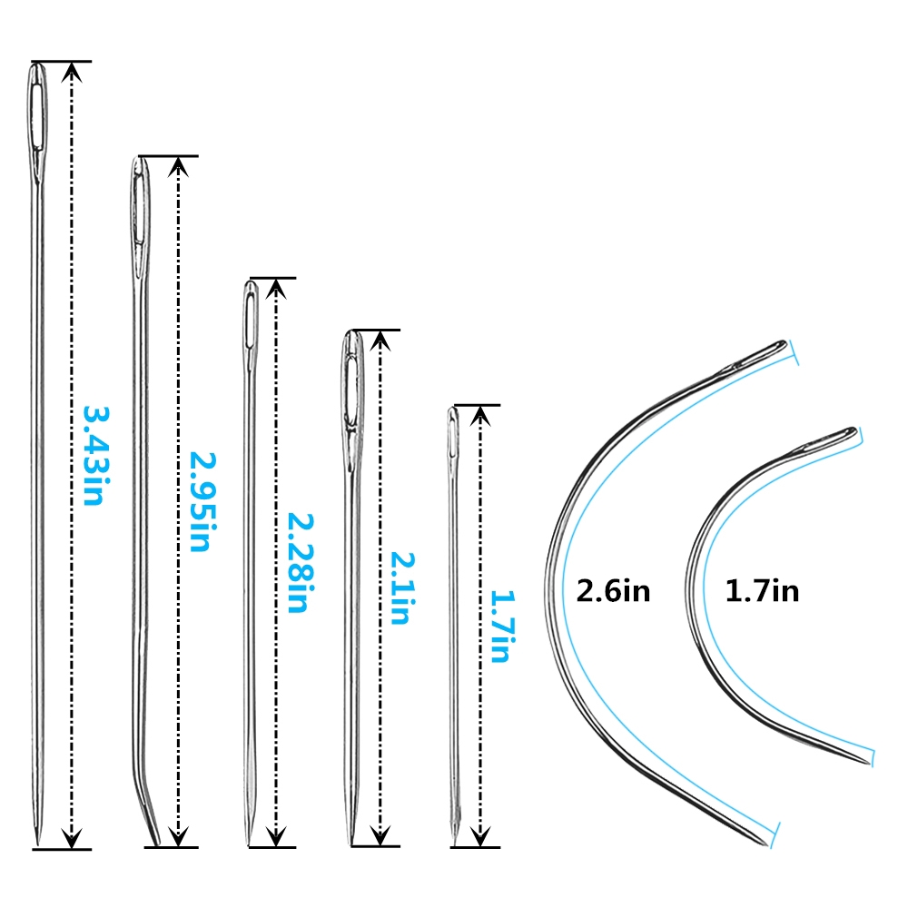 7ชิ้น/แพ็คเข็ม jahit kulit สำห - Leather Needle Heavy บทวิจารณ์และราคา