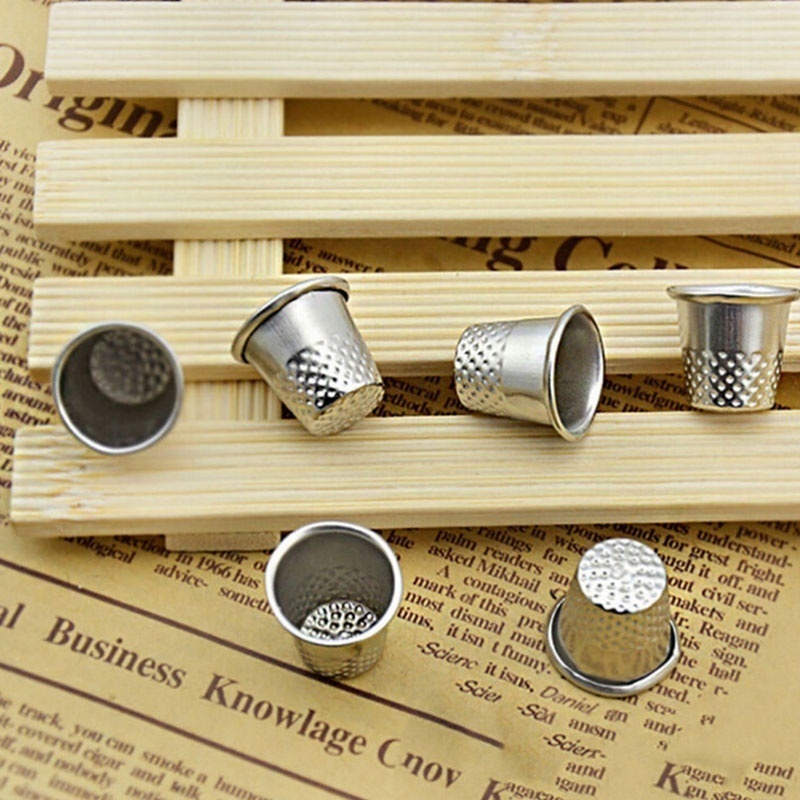 ฝาครอบนิ้วป้องกันเข็มเย็บผ้า 1 - Sewing Thimble Metal บทวิจารณ์และราคา