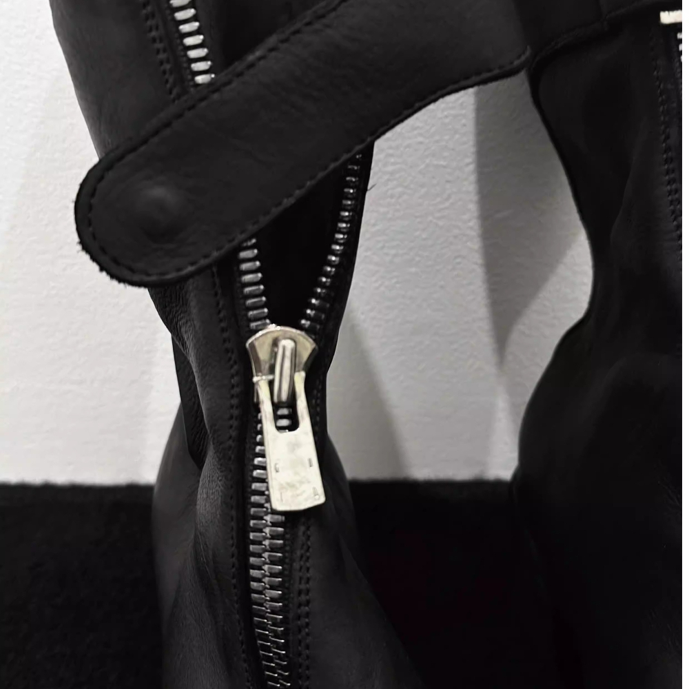รองเท้าบูทเชลซีหนังแท้แฟชั่น ซ - Sewing Front Zipper บทวิจารณ์และราคา