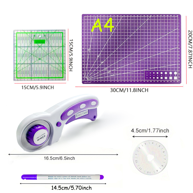เครื่องตัดแบบหมุนขนาด 45 มม. พ - Rotary Cutter Fabric บทวิจารณ์และราคา