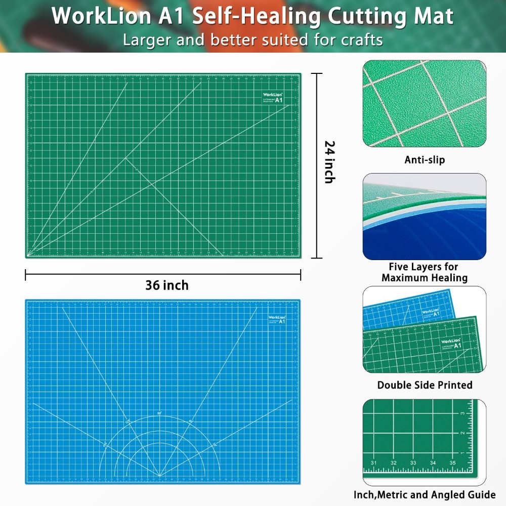 แผ่นรองตัดแบบซ่อมแซมตัวเองได้  - Cutting Mat Self Heal บทวิจารณ์และราคา